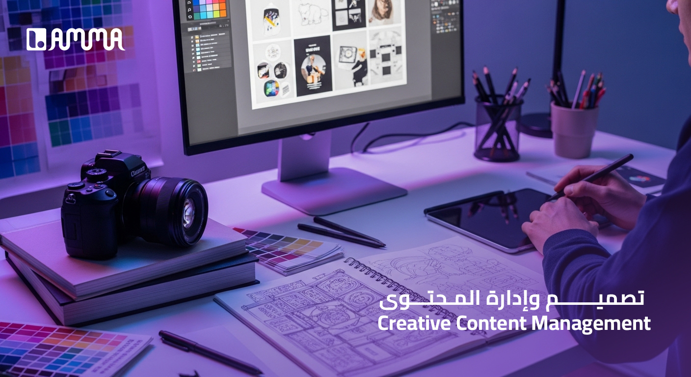 تصميم وإدارة المحتوى الإبداعي